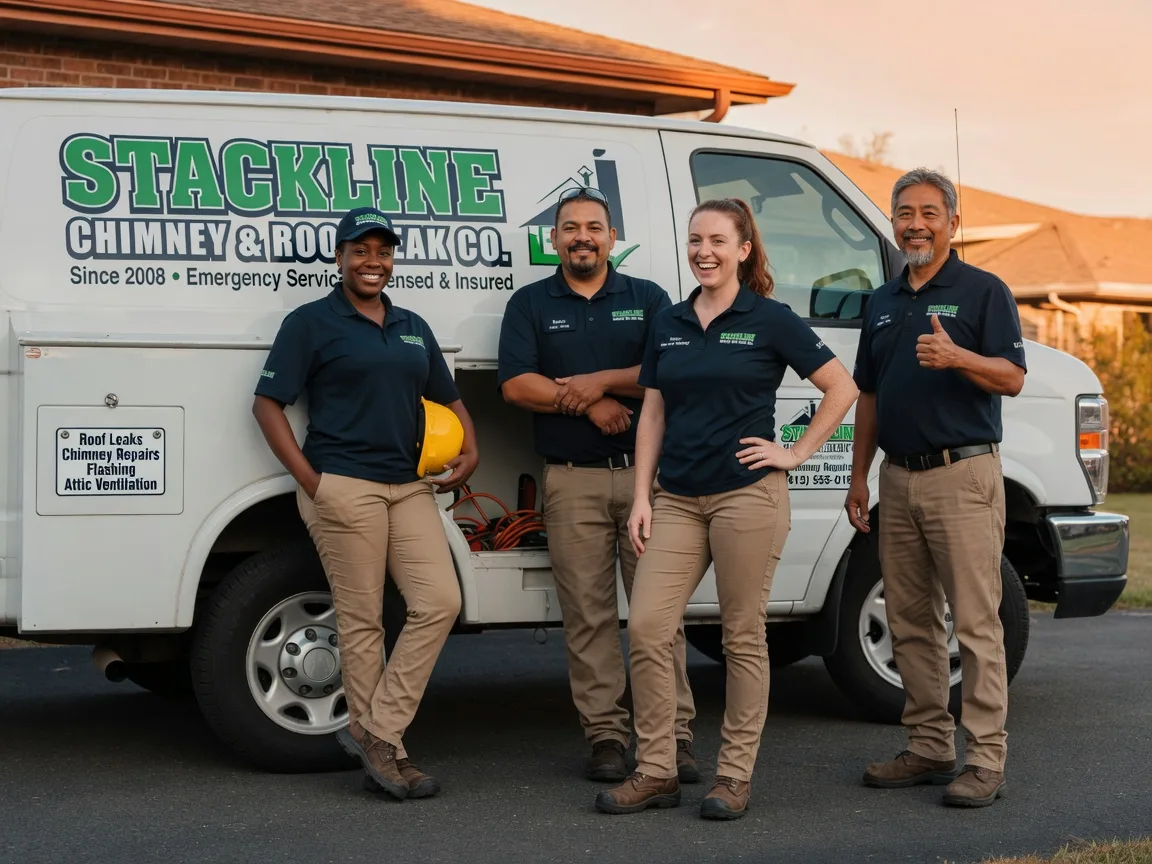 Chimney flashing repair company in Wingate, TX